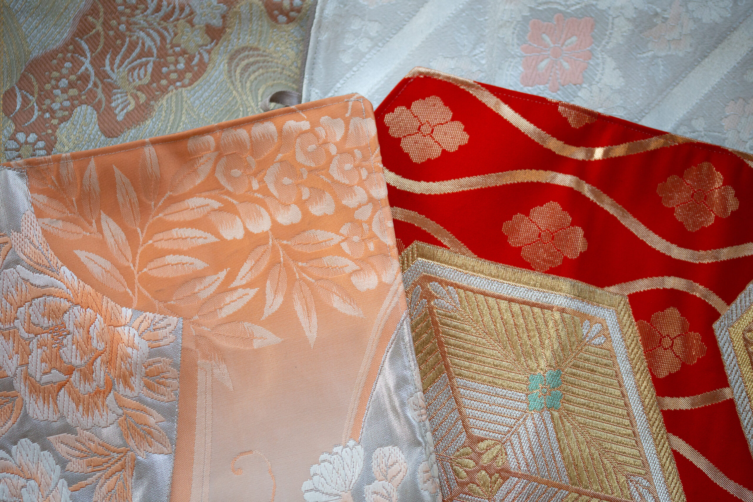 Vintage Japanese silk pen kimonos and wraps